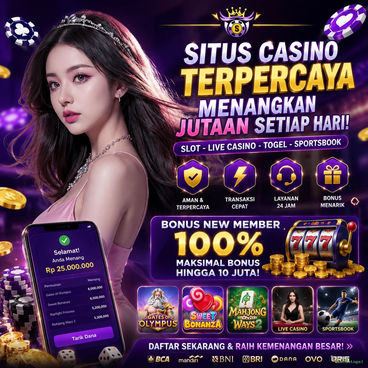 Cara Mendaftar dan Verifikasi Akun di macantogel
